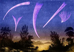 Phemomena: Comets in Night Sky