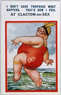 Feel: COMIC CARD/FAT LADY