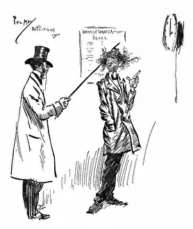 Daft: Comic caricature in a lunatic asylum by Phil May