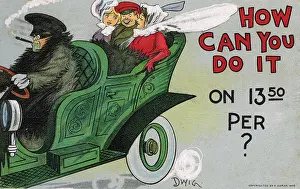 Headscarves: US Comic Postcard - How can you afford it?