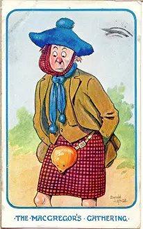 Toothache: Comic postcard, The MacGregor's Gathering