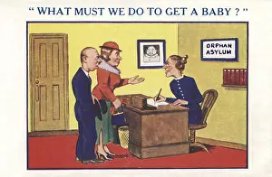 Asking: Comic Postcard Orphan Asylum