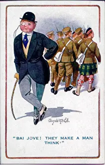 The Donald Mcgill Archive Collection: Comic postcard, wartime recruitment, WW1