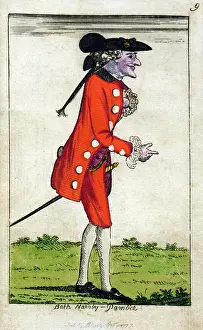 Darly: Comical Character Sketch by Matthias Darly, a Namby-Pambie