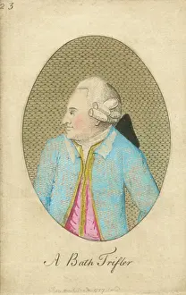 Darly: Comical Character Sketch by Matthias Darly, a Bath Trifler