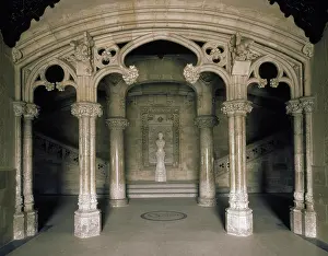Domenech: Comillas Pontifical University. Interior. Comillas, Spain
