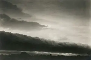 Amadi: The coming of a hurricane in Amadi. March 1927