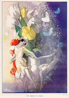 Blampied: The Coming of Spring by Edmund Blampied