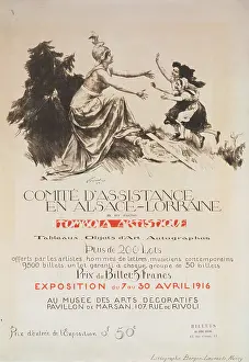 Tombola: Comite d'assistance en Alsace-Lorraine. Tombola artistique