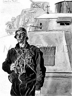 Tejada: The Commander of a Nationalist Armoured Car Unit, Spanish Ci