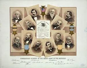 C1886: Commanders-in-chief of the grand army of the republic