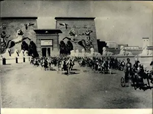Milles: The Ten Commandments, Cecil B De Mille film scene