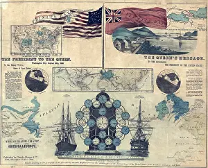 Usas: Commemoration of Atlantic Cable, 1858