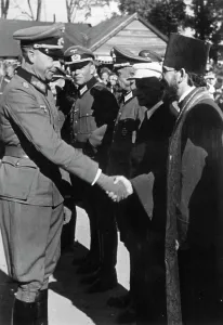Ecclesiastical: Commemoration ceremony in the occupied Ostrow, 1942