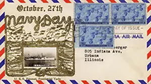 Postmark: Commemorative envelope with stamps