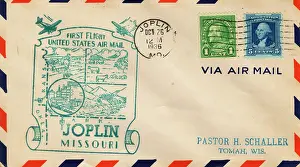 Postmark: Commemorative envelope with stamps