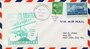 Postmark: Commemorative envelope with stamps