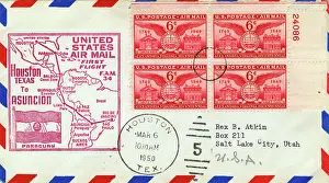 Postmark: Commemorative envelope with stamps