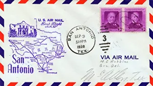 Postmark: Commemorative envelope with stamps