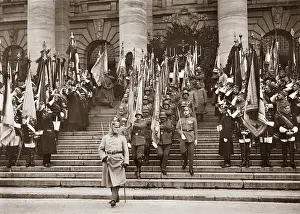 Fraternity: Commemorative event held at the war memorial before the