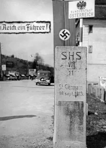 Fuehrer: Commemorative plaque for the Treaty of Saint