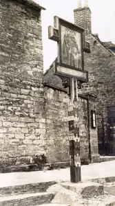 Stepmother: Commemorative sign, Corfe Castle, Dorset