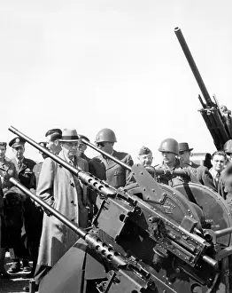 Conant: US commissioner during flak firing practice
