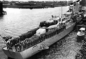 Weser: Commissioning of Z5 Paul Jacobi, 1937