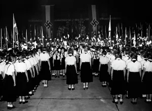 Sworn: Commitment of BDM leaders at the Pergamon Museum, 1938 BDM: