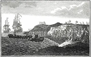 Byron: Commodore Byron with the Patagonians