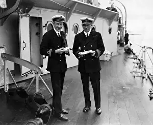 Yorke: Commodore Tyrwhitt and Flag Lieutenant Floyer, WW1