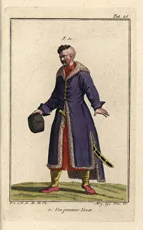 Croat: A common Croat wearing a coat lined with fox