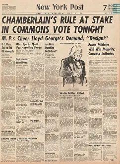 Chamberlains: Commons Vote on Chamberlain's Government