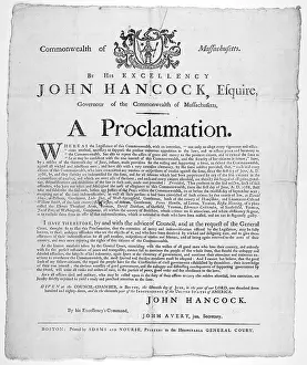 Commonwealth of Massachusetts. By His excellency ?