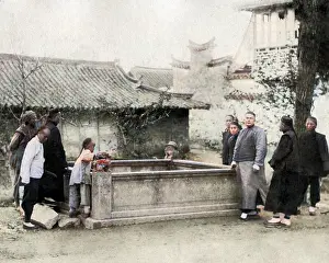Communal: Communal water tank, China