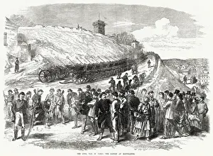 Reinforcing: Communard Position at Montmartre; Paris Commune 1871