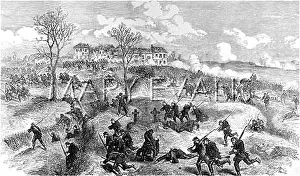 Chatillon: Communards retreating from the Chatillon Plateau; Paris Comm