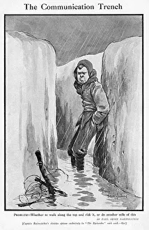 Morose: The Communication Trench by Bruce Bairnsfather