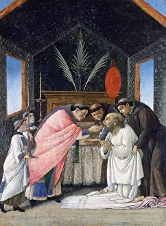 Patronage: The Last Communion of St Jerome Artist: Sandro Botticelli