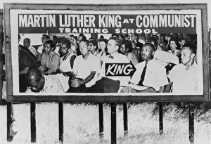 Tenn: Communist accusation. Billboard of a 1950's ?