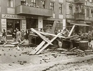 Cigars: Communist barricade in Berlin-Moabit, 1932