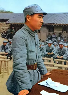 Biao: Communist China - Lin Biao giving a speech