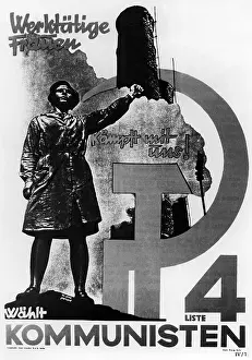 Emancipated: Communist election poster, 1930