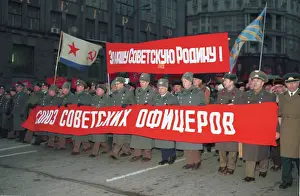 Intent: Communist rally in Moscow, 1996