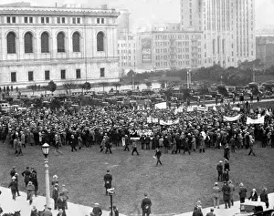 Scares: Communists held a demonstration for Thomas Mooney's