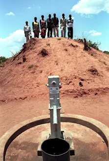 Nampula: Community water pump set up by Nestle