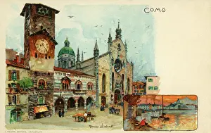 Wielandt: Como, Italy - The Cathedral and Belfry