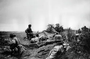 Provisional: Company command post of the Waffen-SS on the Eastern Front