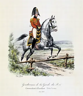 Titeux: Company Commandant of the Gendarmes of the Royal