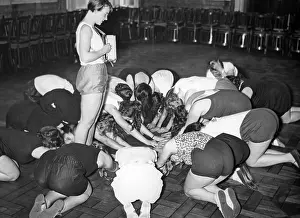 Gymnastic: Company gymnastics in Berlin, 1935